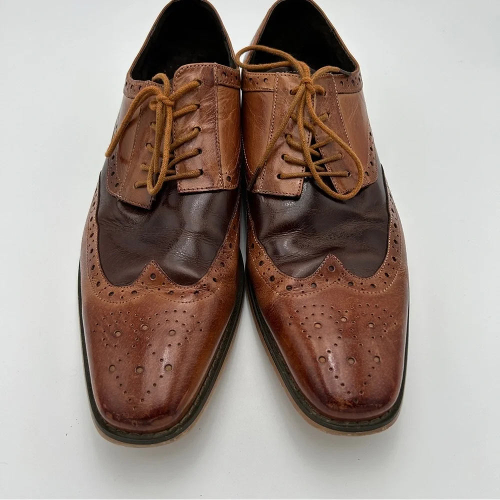 STACY ADAMS Men's Tinsley Wingtip Oxford Size 12